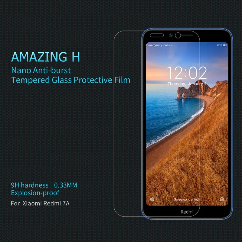 Пленка Nillkin для Xiaomi Redmi 7A закаленное стекло Amazing H Защитная пленка телефона