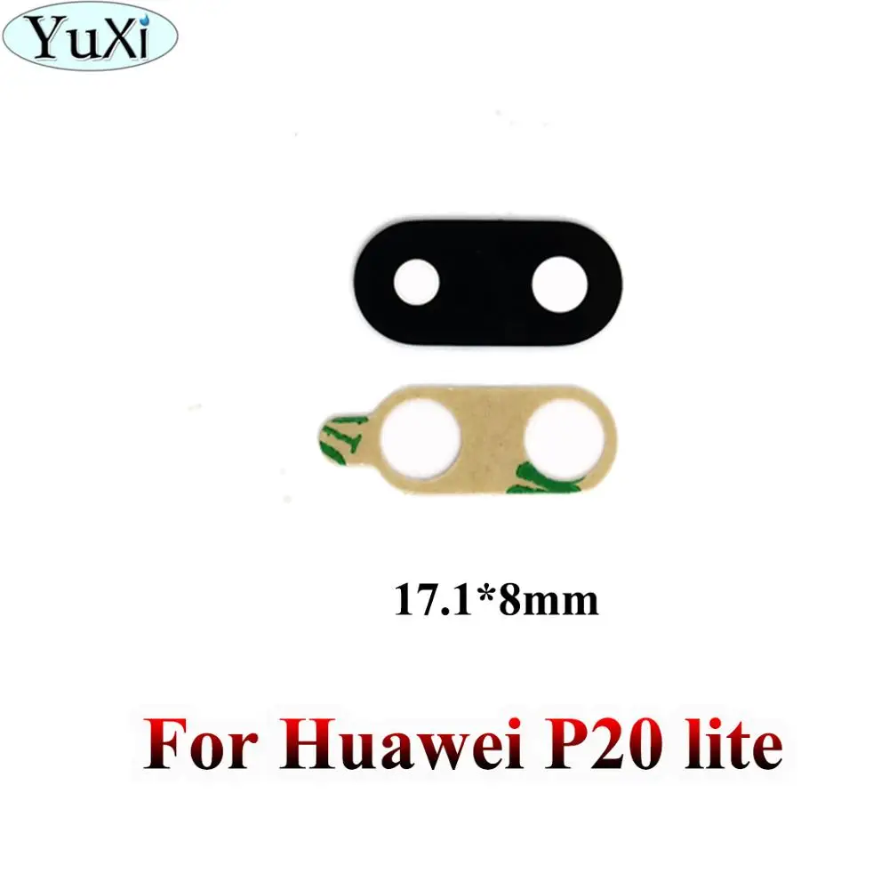 Стеклянный объектив задней камеры YuXi для Huawei Ascend P20 lite pro P10 P9 Plus P8 max P7 с клейкой