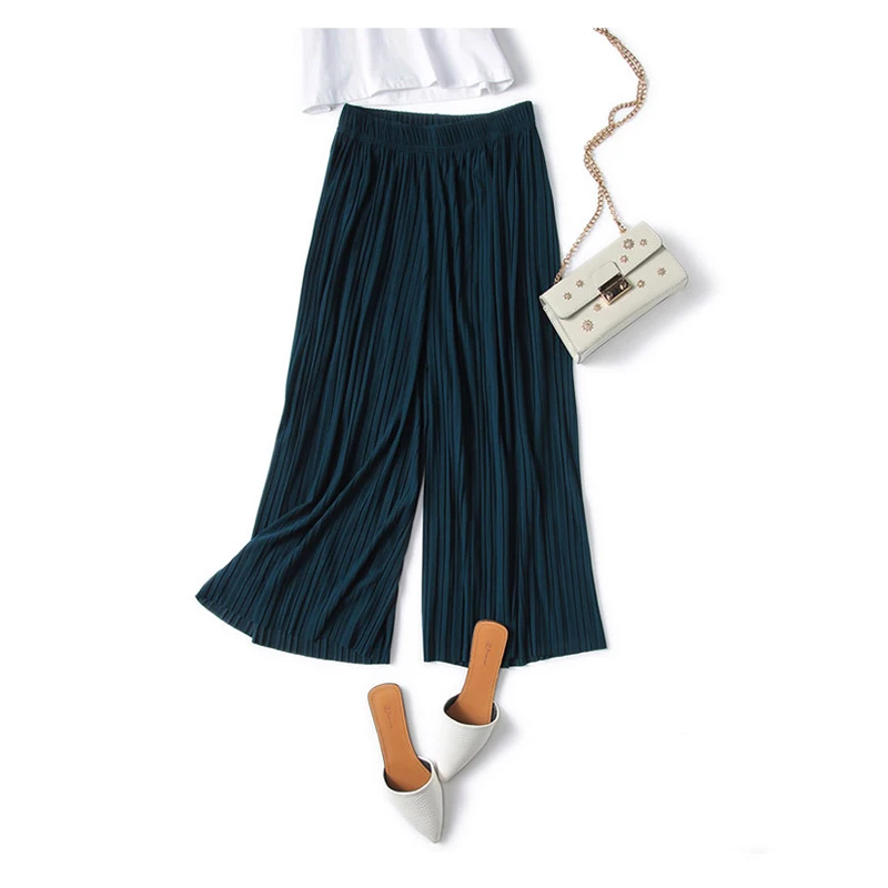 Женские свободные брюки WHZHM розовые тонкие длинные с высокой талией и широкими