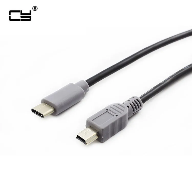Кабель OTG Type C папа-mini USB B папа кабель для мобильного телефона жесткий хаб камера