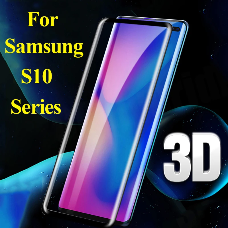 3D стекло для samsung Galaxy S10e s10 plus защитное закаленное стекло Samsun s10plus S 10 lite light 10 plus 10 lite tremp verre