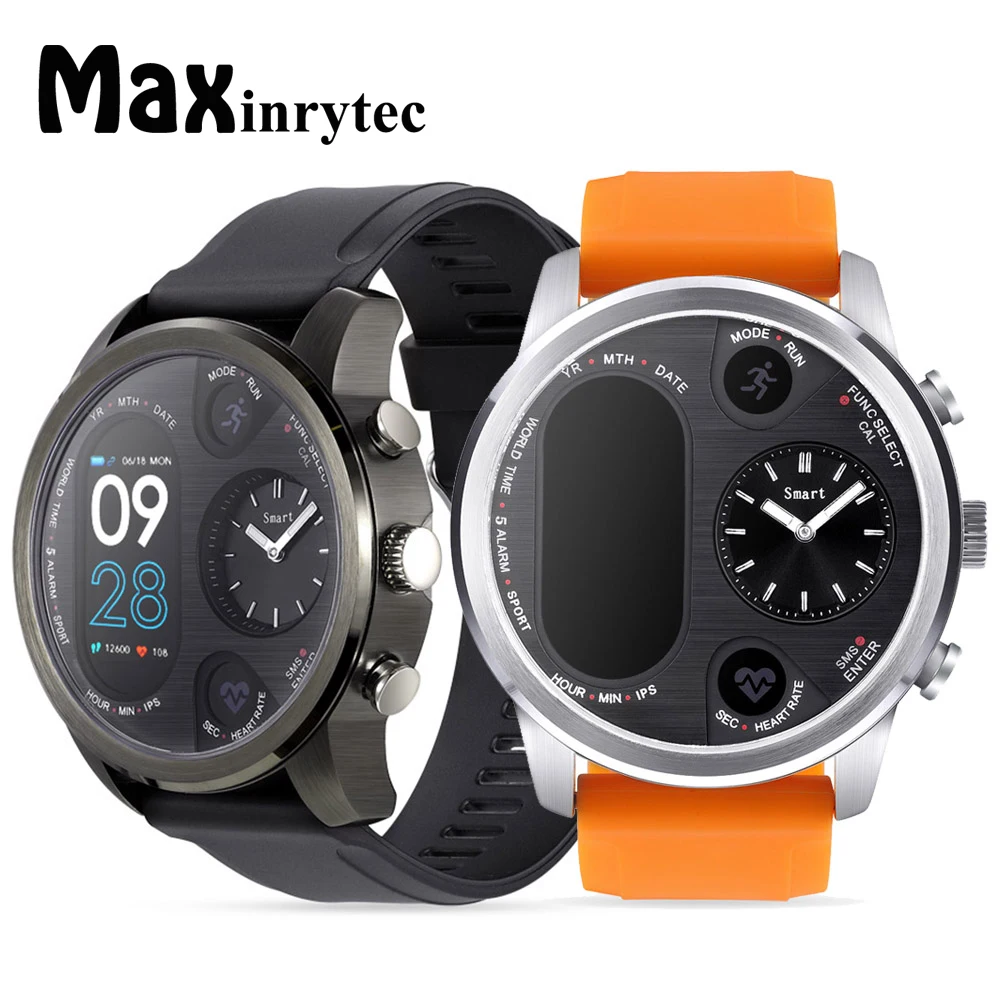 Спортивные гибридные Смарт часы Maxinrytec T3Pro с двойным временем фитнес трекер для