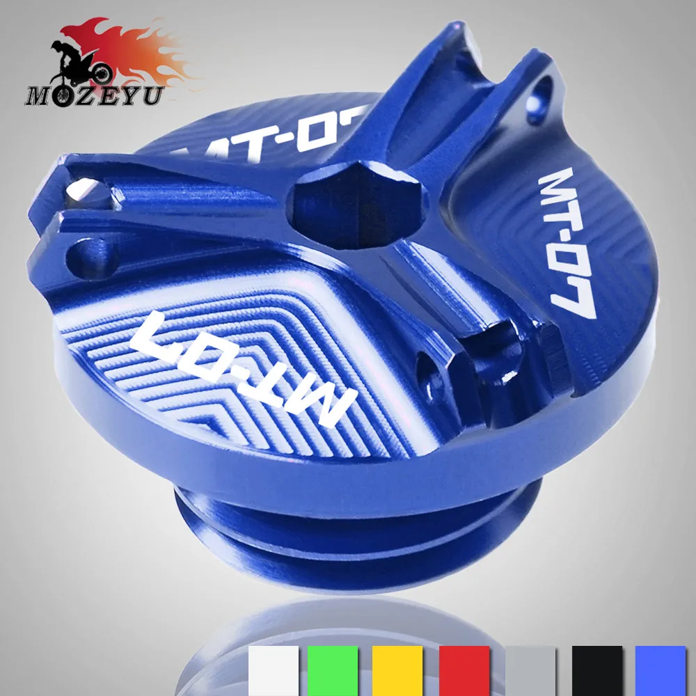 Мотоциклетный M20 * 2 5 CNC масляный фильтр двигателя крышка крышки винт для YAMAHA MT07 MT 07