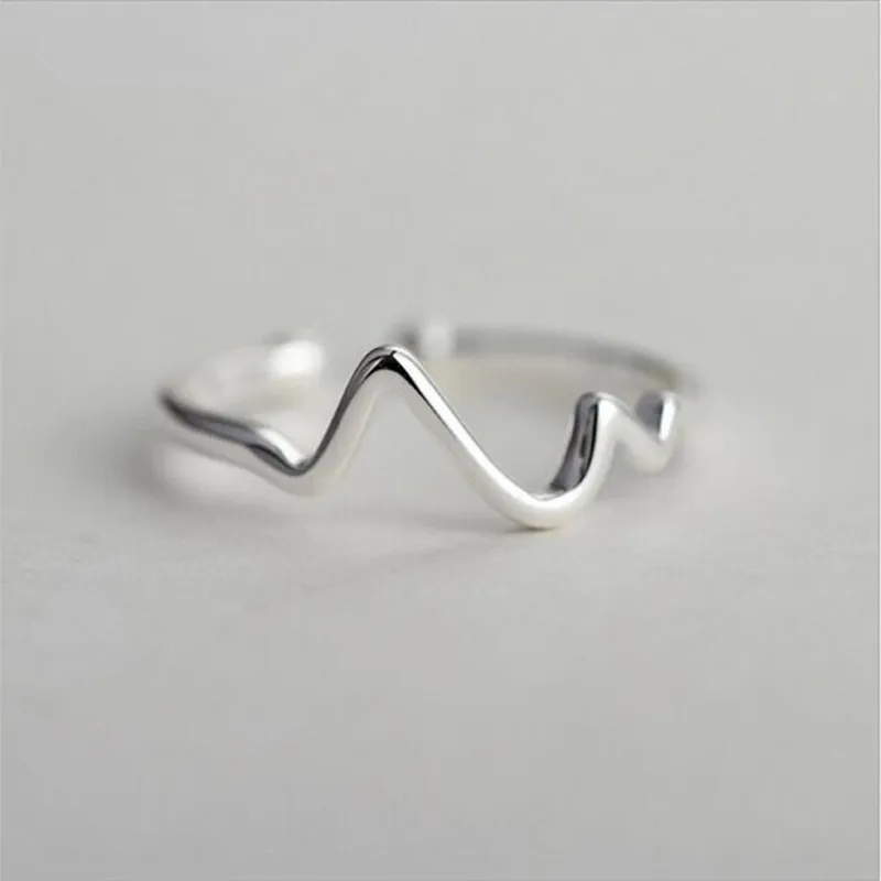 Женское кольцо с V образным вырезом корейское ювелирное изделие из стерлингового