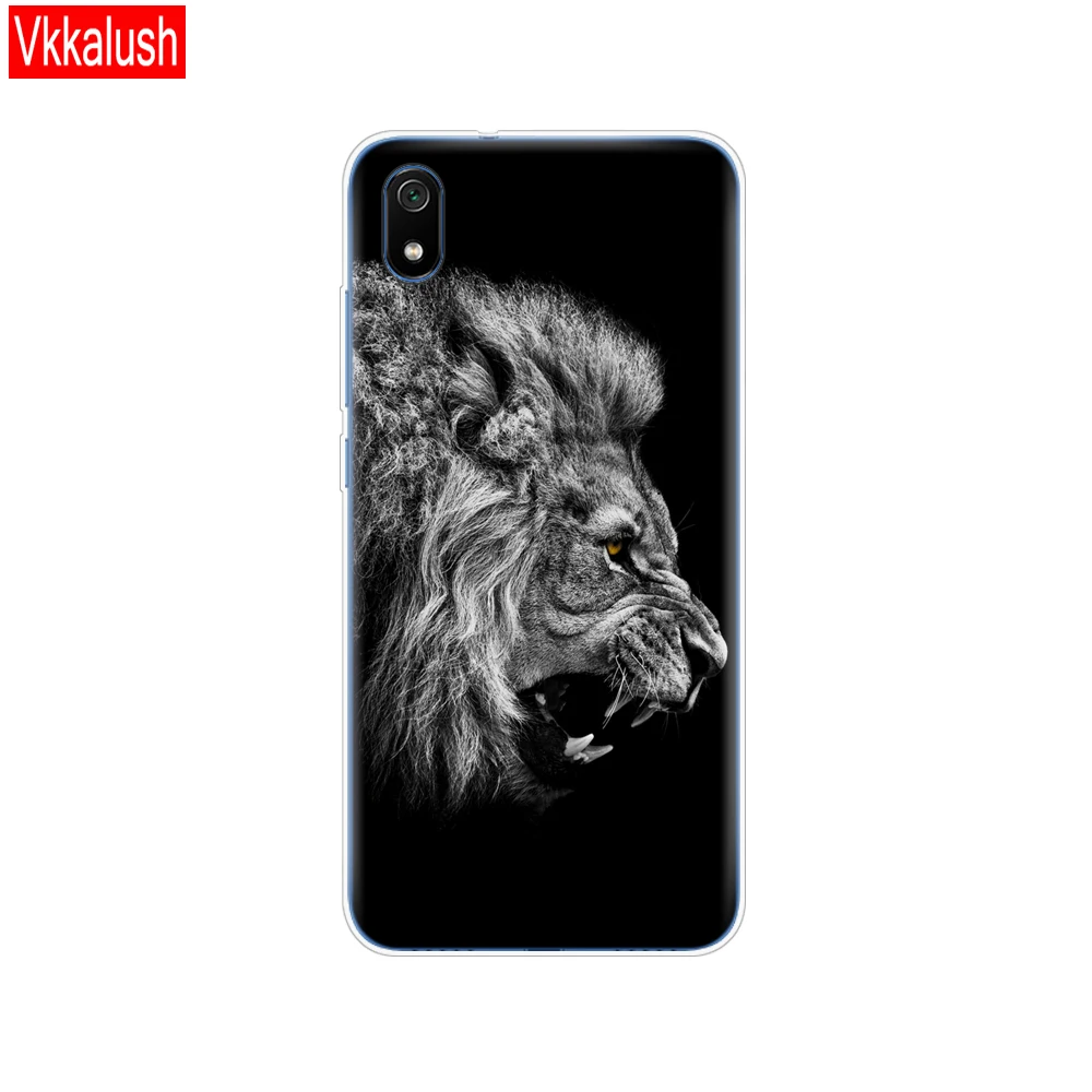 80262 Чехол для Xiaomi redmi 7a чехол s полная защита Мягкий ТПУ силиконовый чехол на заднюю панель для redmi 7 A бампер redmi 7a чехол для телефона с кошкой - Цвет: 80262