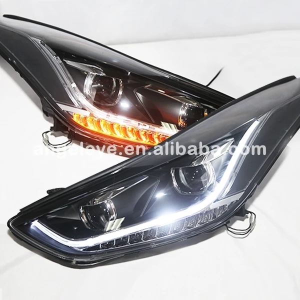 

For HYUNDAI Avante i35 Elantra LED Head Lights 2011-2014 year TLZ