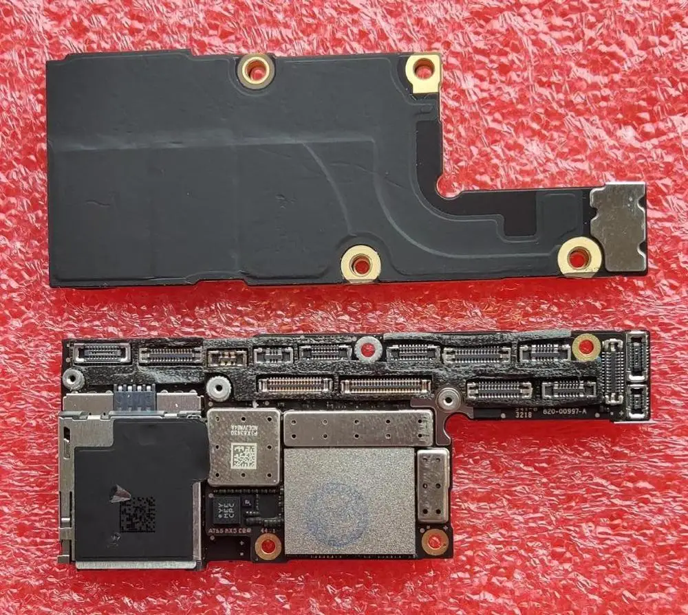Оригинальная б/у материнская плата для iPhone XS 64 Гб iCloud ID заблокированная хорошая