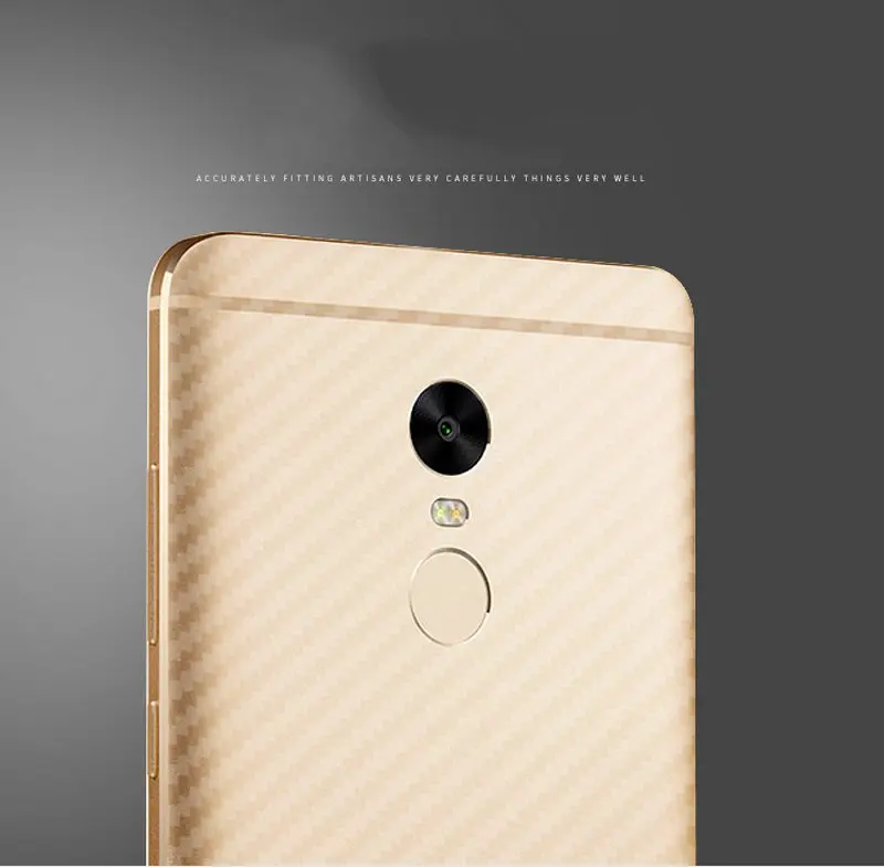 10 шт. Защитная пленка для экрана Redmi Note 5A Prime 3D задняя крышка из углеродного