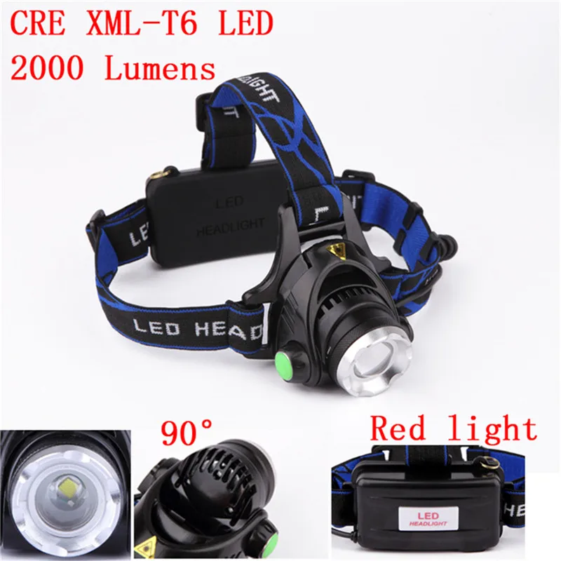 UltraFire 2000 лм Cree XM LT6 Led лампа для фары масштабируемая непроницаемая Передняя