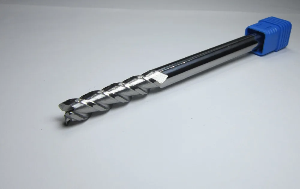 

Для алюминия 10 мм 4 флейты HRC45 Экстра длинный хвостовик карбида вольфрама Концевая фреза длина 150 мм Фреза L = 150 мм CNC машина