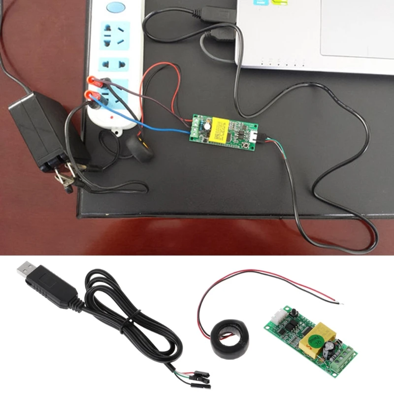 PZEM 004T напряжение тока силовой модуль энергии AC 80 260V 100A w CT USB адаптер LS'D