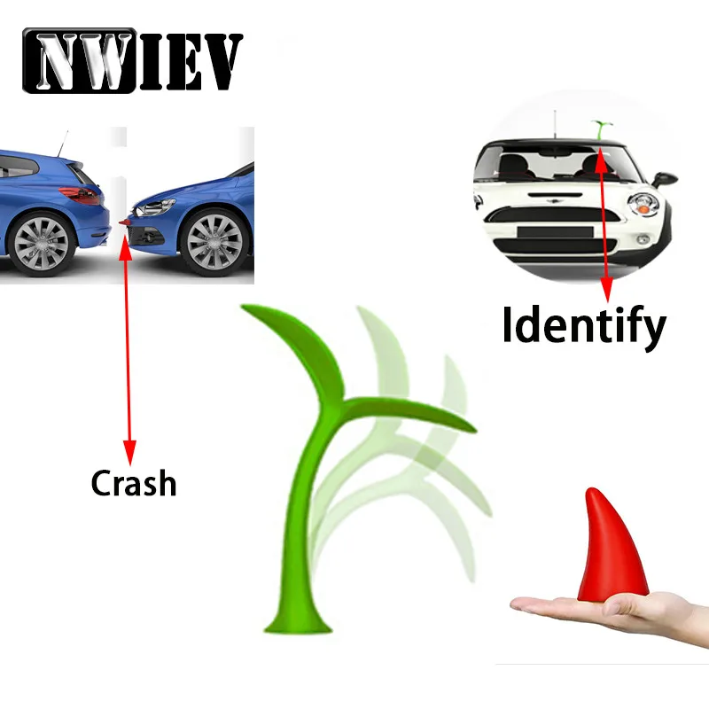 NWIEV 3D автостайлинг крушение смешные наклейки для Mazda CX 5 3 6 Mitsubishi ASX Lancer 10 Outlander Pajero