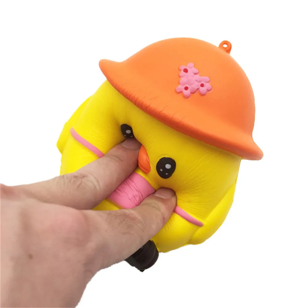 Новинка 2018 Jumbo Kawaii мягкие милые медленно поднимающиеся цыплята малышки ЧУК рефиф