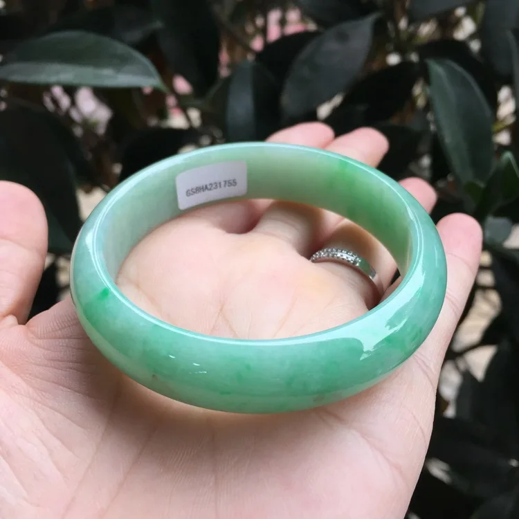 Плавающий браслет с цветами ледяной клеевой вид подлинный бирманский