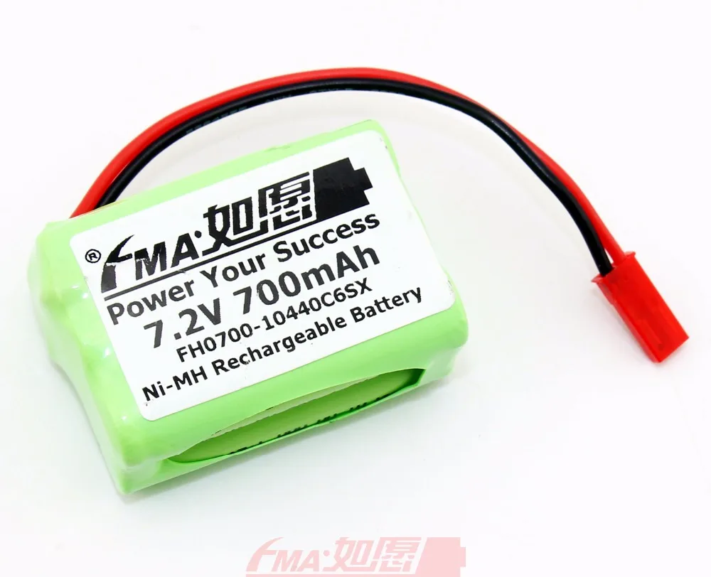 Никель-металлогидридный перезаряжаемый аккумулятор 7 2 в 700 мАч для модели