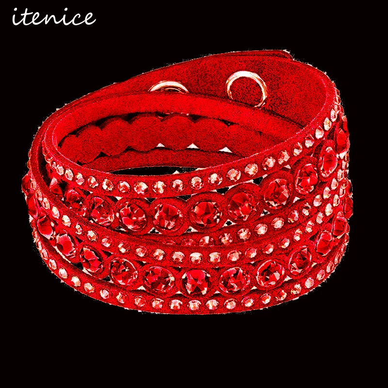 Кожаный браслет ручной работы со стразами|rhinestone leather bracelet|bracelet handmadehandmade bracelet |