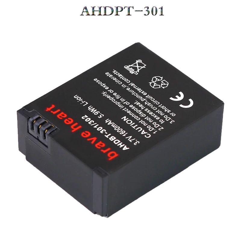 Оптовая Продажа 10x Rgopro hero 3 + Аккумулятор для камеры bateria AHDBT 301/302 батареи чехол GOPRO go