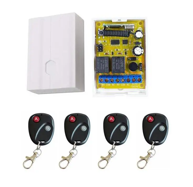 2018 Новый DC 12V 24V 10A 2CH RF беспроводной переключатель системы дистанционного