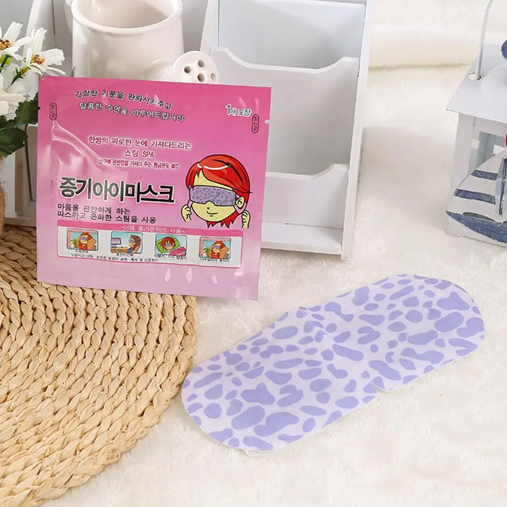 lavender Паровая маска для глаз Аромат теплый для спа, увлажняющий для удаления темных глаз маска для век снимает усталость глаз и способствует циркуляции крови маска - Цвет: lavender