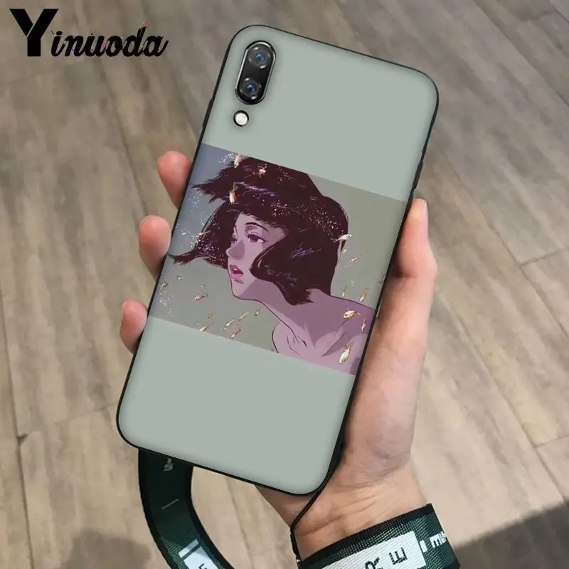 Yinuoda милый черный ТПУ Мягкий силиконовый чехол для телефона Huawei Mate9 10 Mate10 Lite P9 P10 Plus