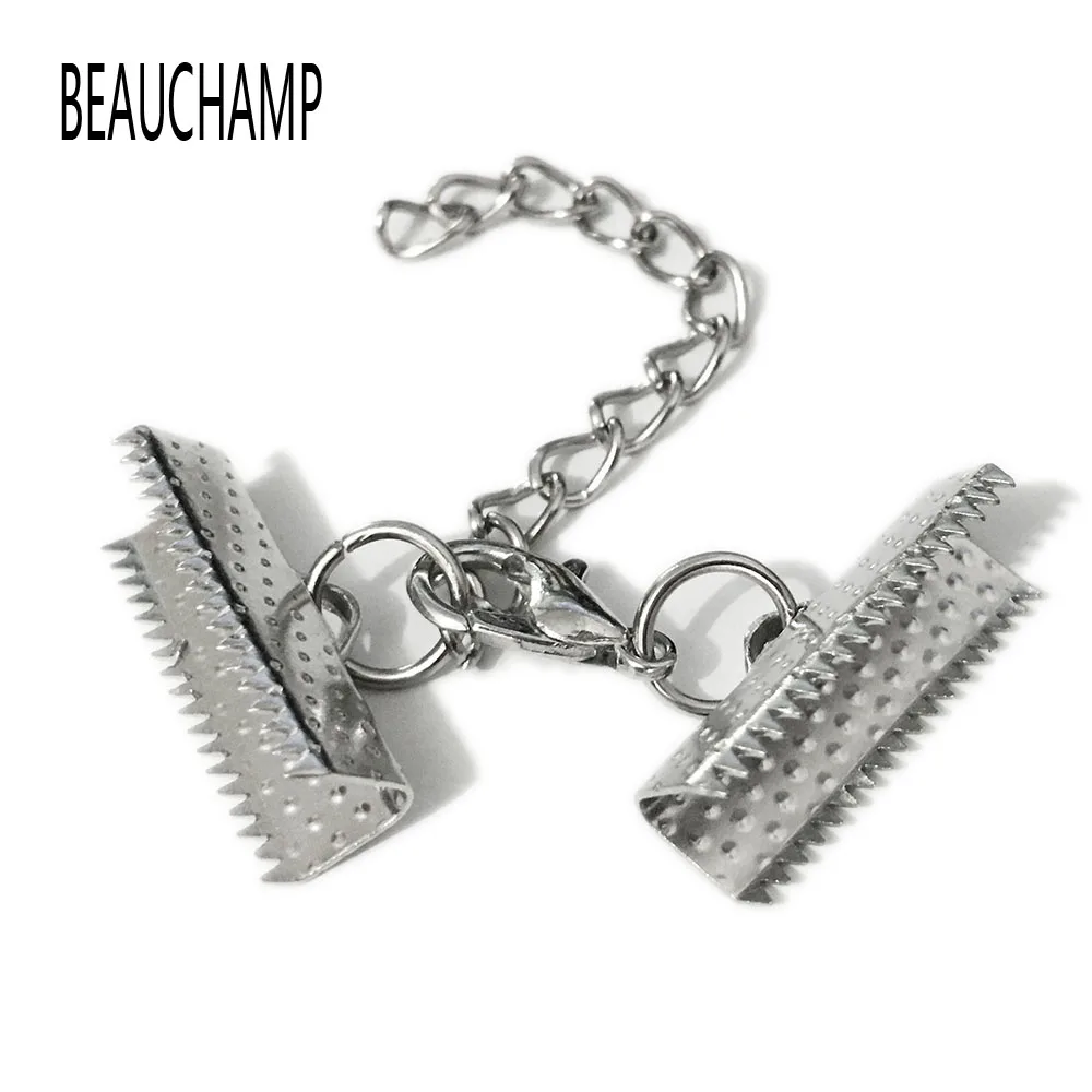 BEAUCHAMP ожерелье чокер соединитель кожаные шнуры обжимные Концевики искусственная