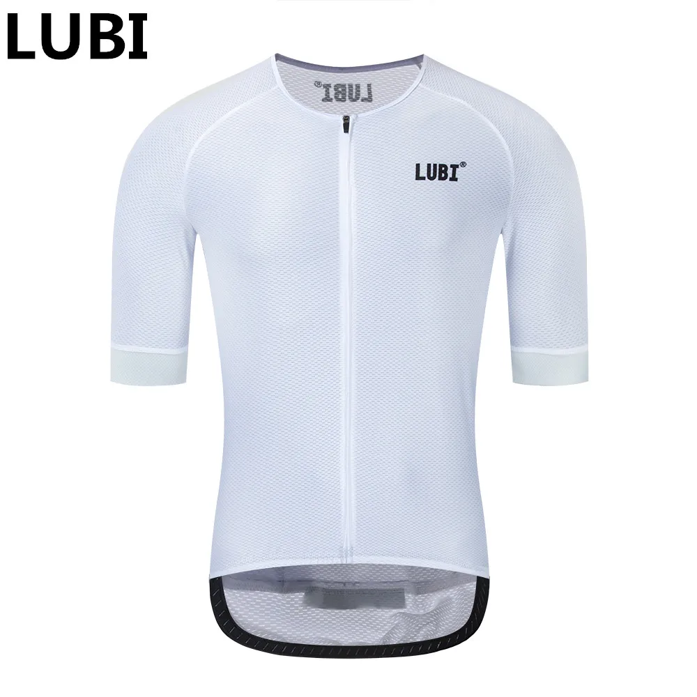 only jersey LUBI 5 цветов Велоспорт Джерси короткий рукав мужская летняя одежда для горного велосипеда гоночная MTB велосипедная одежда рубашка велосипедная одежда - Цвет: only jersey