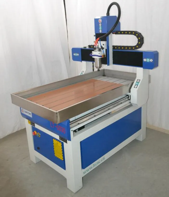 Цзинань горячая продажа 6090 реклама cnc гравировальный станок 2 кВт шпиндель