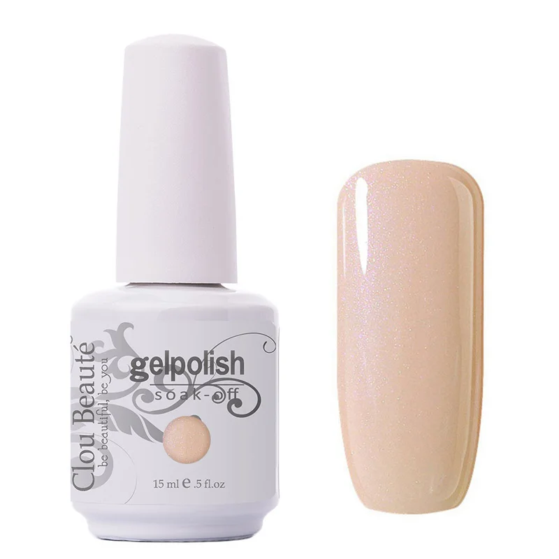 BIZCBB1849 Долговечный Clou Beaute 1 Цвет УФ-гель лак для ногтей Гель-лак Soak Off Top и основа под лак Гель-лак для ногтей гель-лак - Цвет: BIZCBB1849