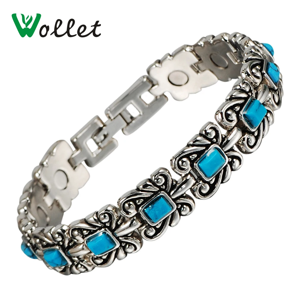 Ювелирные изделия Wollet турецкий камень магнитный браслет для женщин здоровье