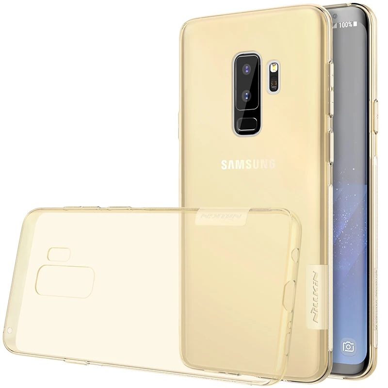 Чехол для Samsung galaxy s9 + Nillkin Nature мягкие прозрачные чехлы из ТПУ задняя крышка