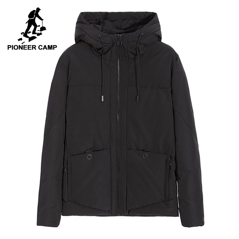 

Pioneer Camp new arrival jacket men winter brand clothing thick warm winter coat male top quality black men parka AMF801390