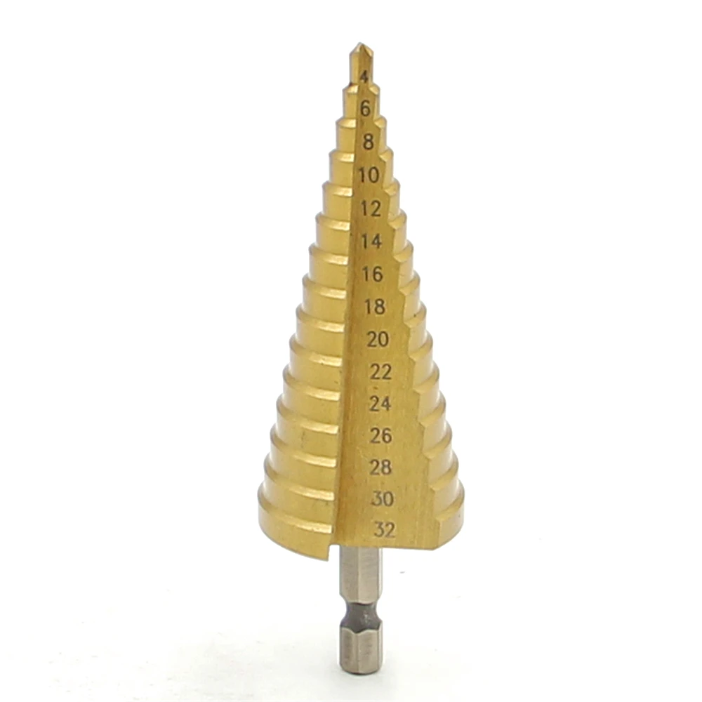Новые ступенчатые сверла из быстрорежущей стали 4-32 мм для электроинструментов с
