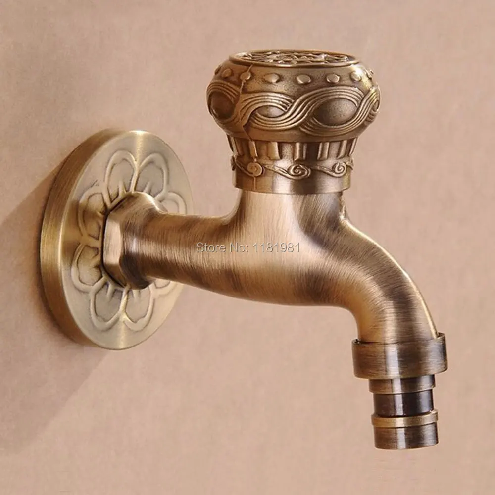 Бронзовый садовый кран Швабра для стирки в бассейне смеситель холодной воды