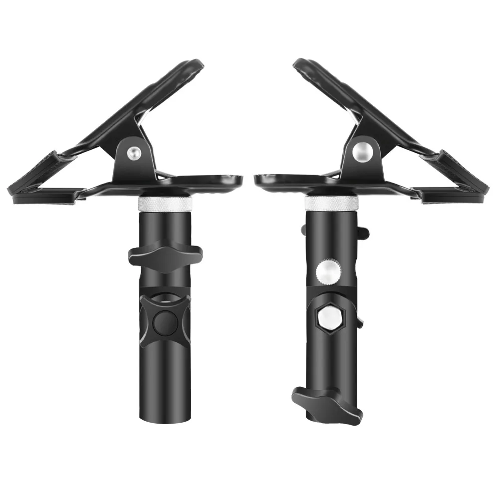 Держатель для фотостудии Neewer металлический зажим и адаптер холодной обуви