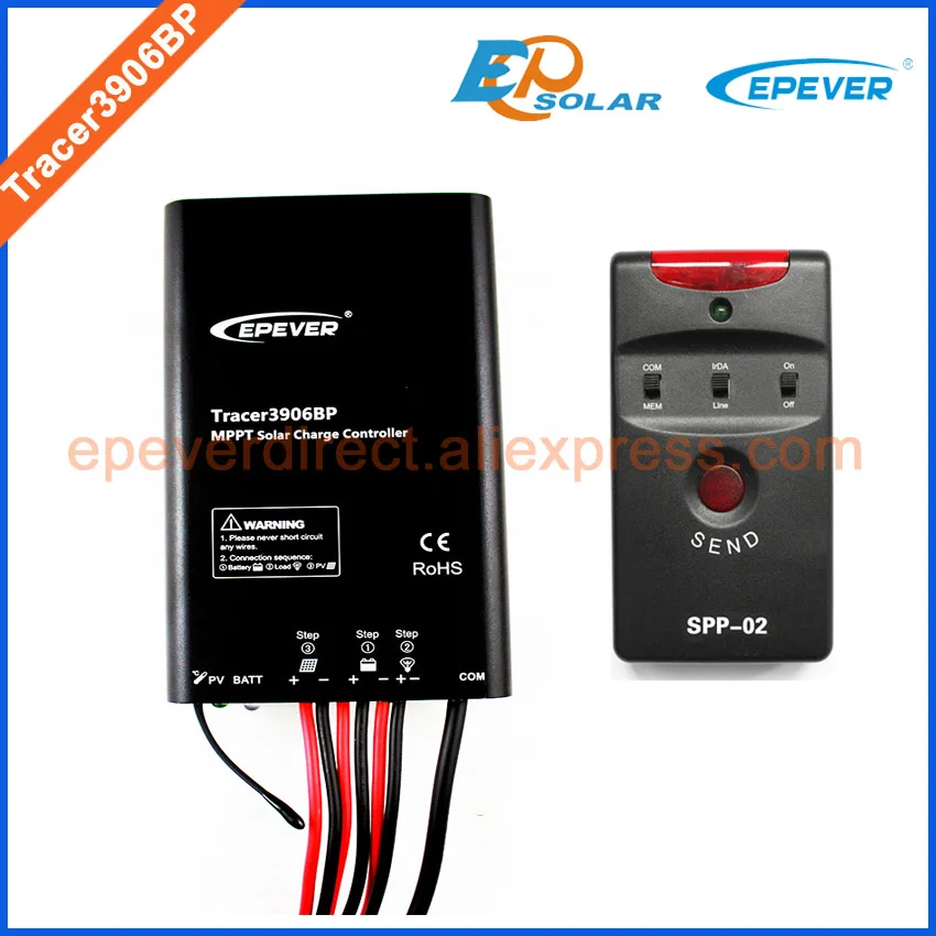 15A 15amp solar panel 12v 24v charger controller MPPT tracking series new Tracer3906BP MT50 remote meter not for lithium battery |