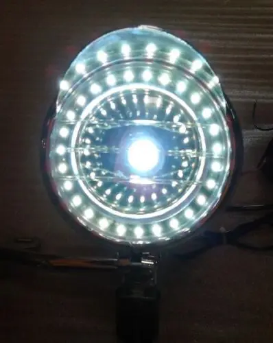 5 &quotсветодиодный светильник для вождения глаз ангела мотоцикла Harley Softail Dyna Electra