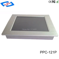 high quality 12 1 inch embedded mini fanless industrial panel pc with 4xcom4xusb 2 02xlan all in one pc support 3g modem