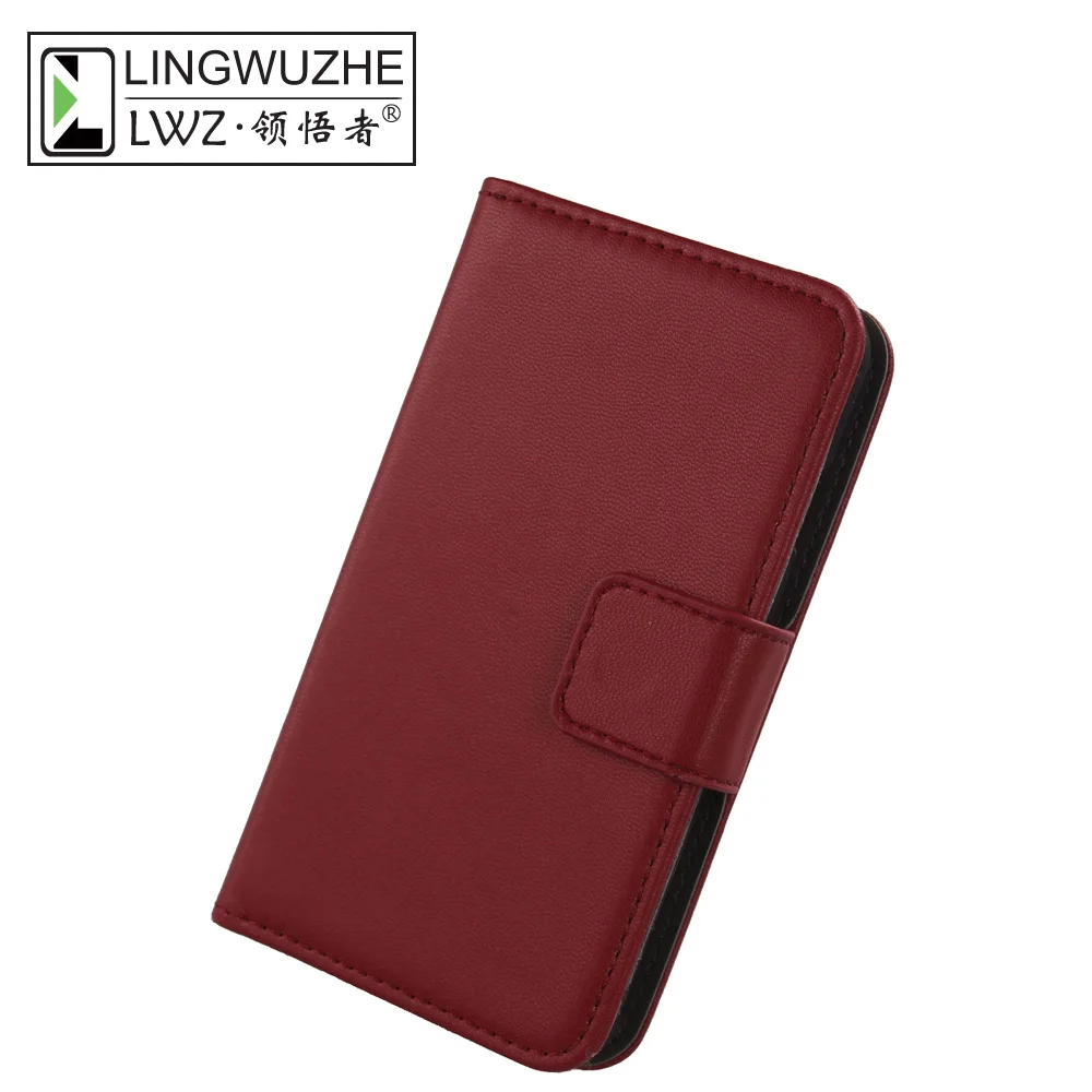 Подлинная Кожаный чехол для Highscreen Мощность пять Max Флип Бумажник Стиль телефон