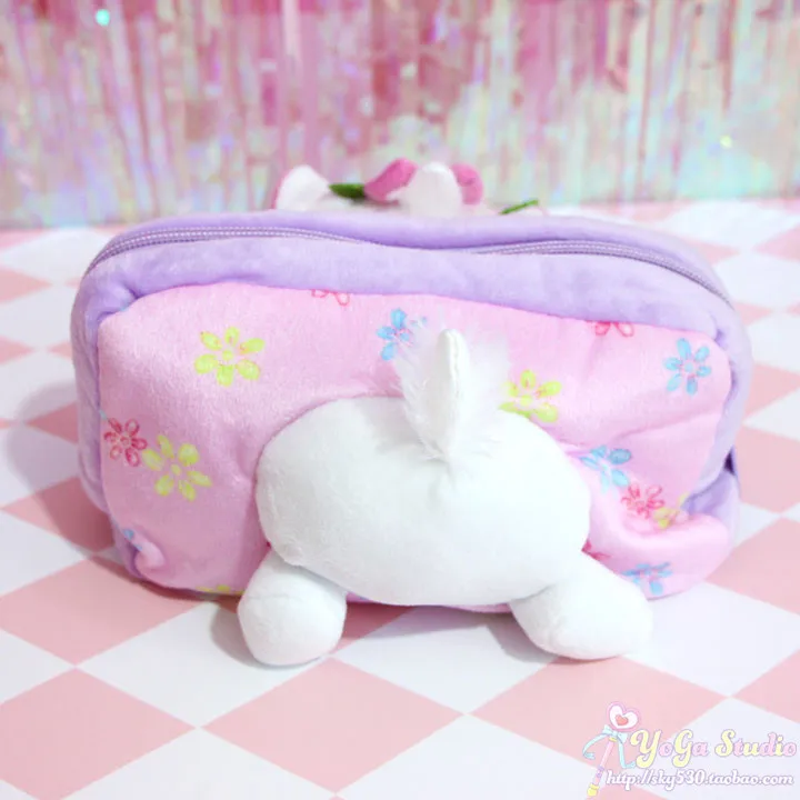Kawaii/Плюшевые косметички Marie Cat Stitch для девочек, сумка для хранения, сумка для путешествий, косметичка для девочек, чехол-карандаш, сумка-Органайзер для женщин