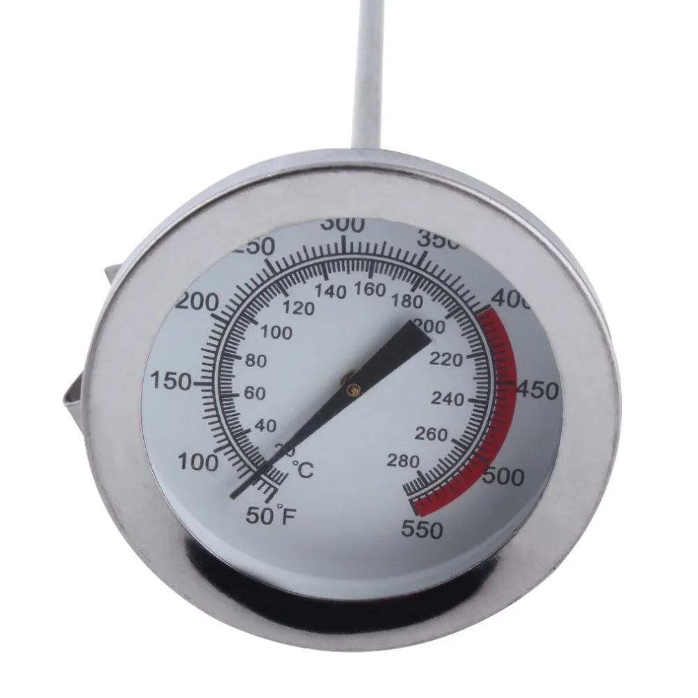 Stainless Steel Long Probe Cooking Kitchen Thermometers High Temperature Household Dining meter Tools | Дом и сад