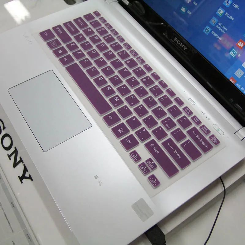 Силиконовый защитный чехол для клавиатуры Sony VAIO SVF14A FIT 14E SVF14218SC 14217SC 14215SC SVF14N SVF13N Fit