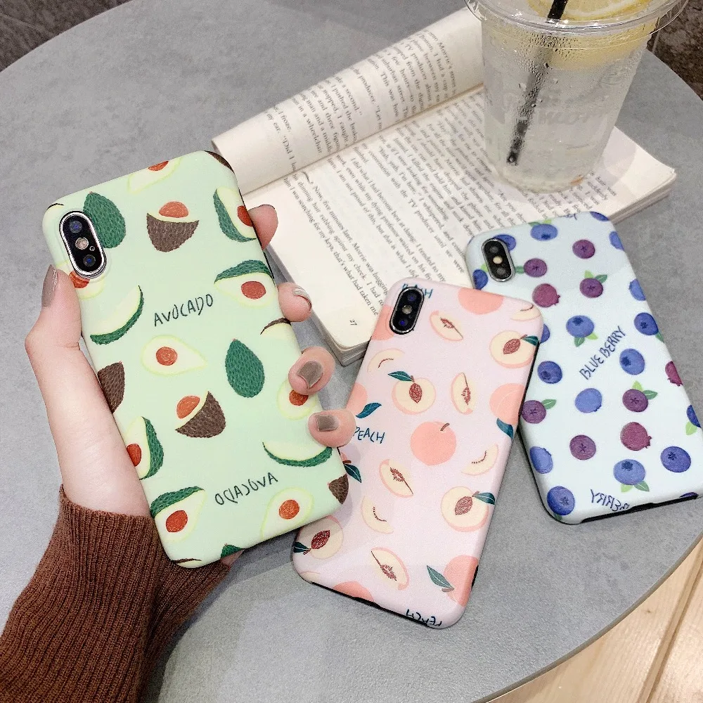 Грейпфрут Kimi манго Steen чехол для телефона i Phone case 6s силиконовый матовый iPhone XR Capa Cute