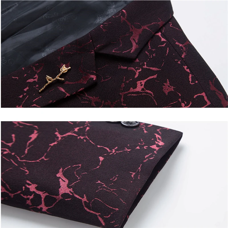 

large size men Blazer coat Business Casual men Suit Jacket Slim Design high quality Flower Coats Mens Overcoat