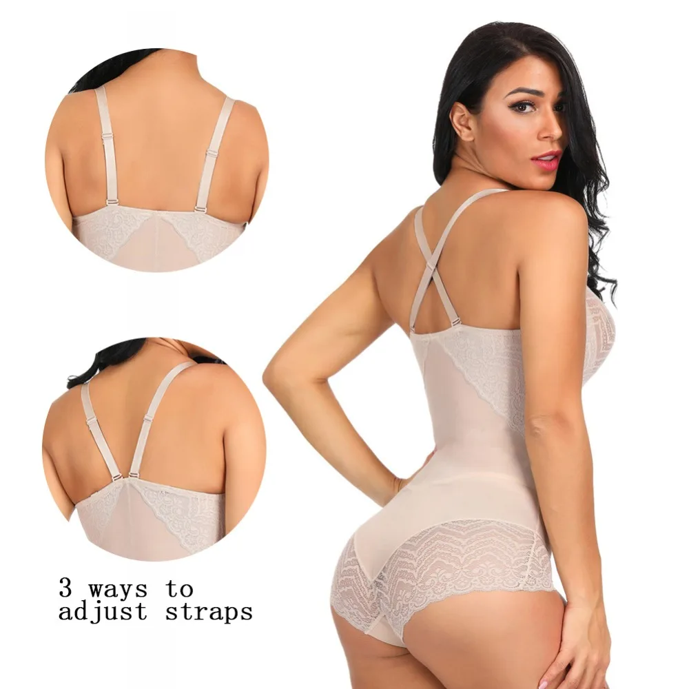FeelinGirl Body Shaper Для женщин ремень на талии тренер послеродовой Корректирующее утягивающее белье боди кружево Корректирующее белье тела восстановить корсет-F