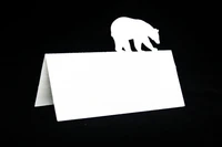 bear sillouette wedding escort place cards tented seating table number card placecardpc001