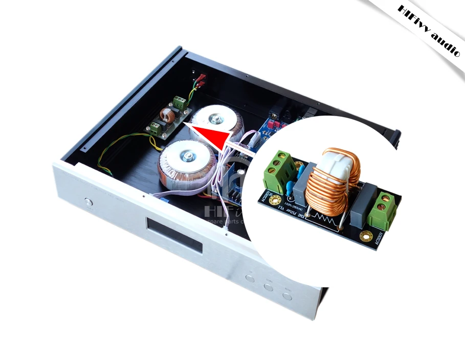 HiFi EMI плата фильтра питания аудио усилитель предусилитель DAC AMP CD TV 2A 4A 18A|audio power|board