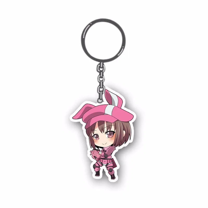 Японский Аниме Меч Искусство Onlin Gun Gale брелок &quotонлайн&quot Llenn персонаж подвески