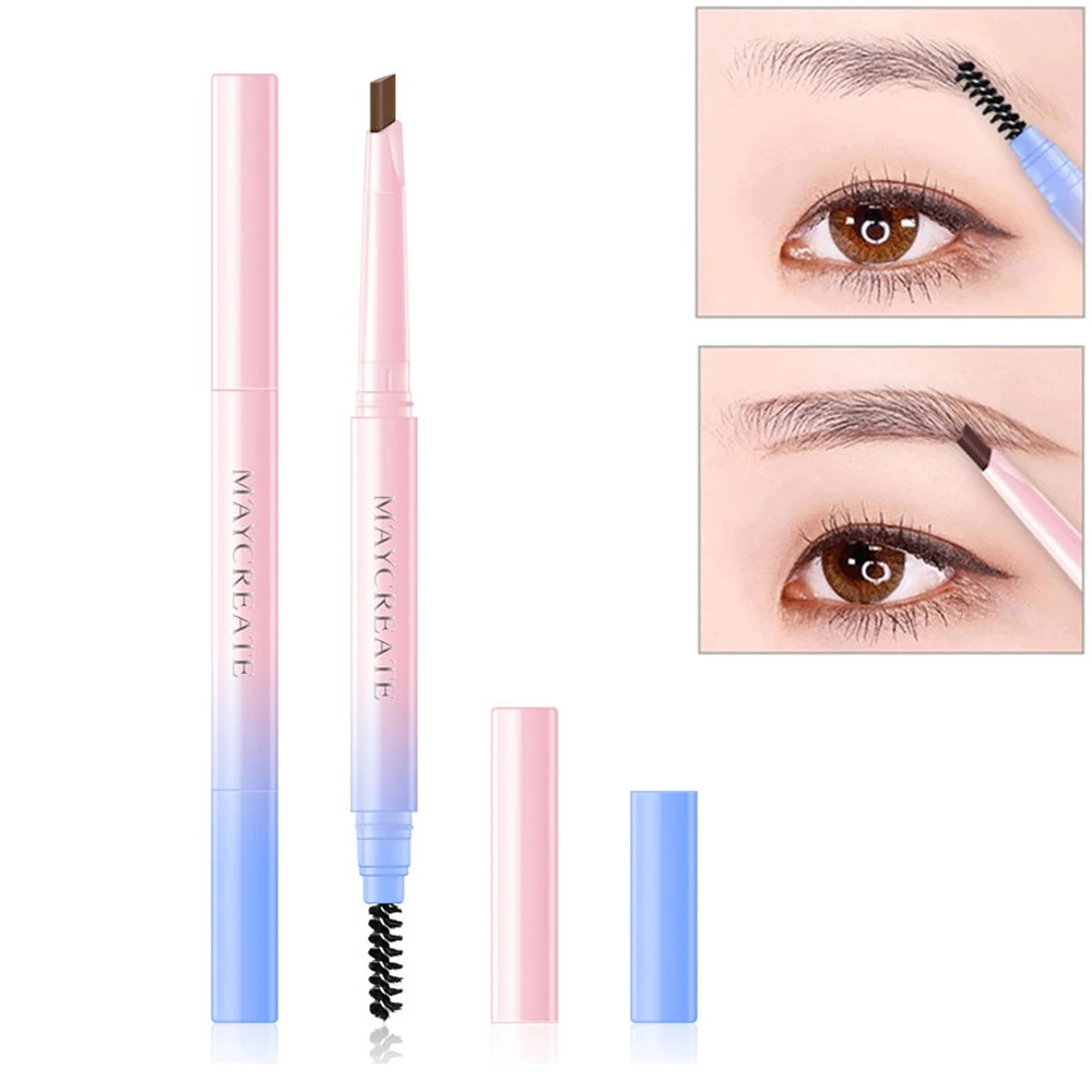 1 шт. двойная головка карандаш для бровей авто водонепроницаемый долговечный