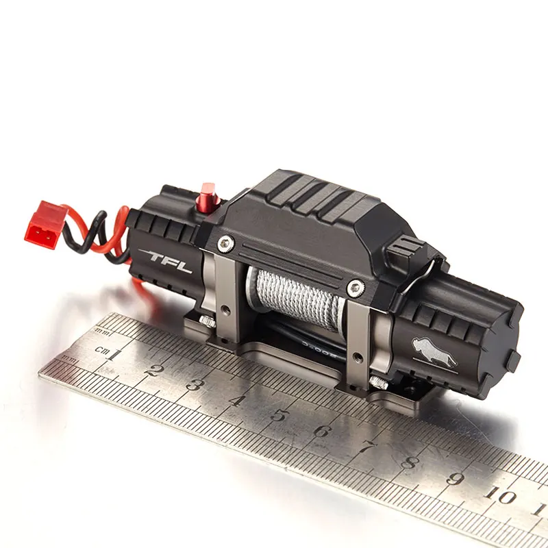 Полностью Металлическая эмуляционная лебедка с двойным Мотором для RC гусеничного грузовика