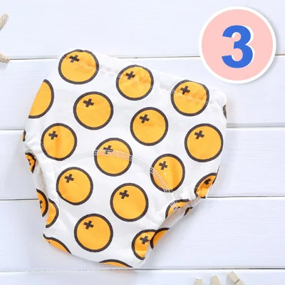 Reusable Baby Potty Training Pants Waterproof Infant Boys Girls Underwear Panties Cotton Washable Nappies Cloth Diapers - Цвет: 3